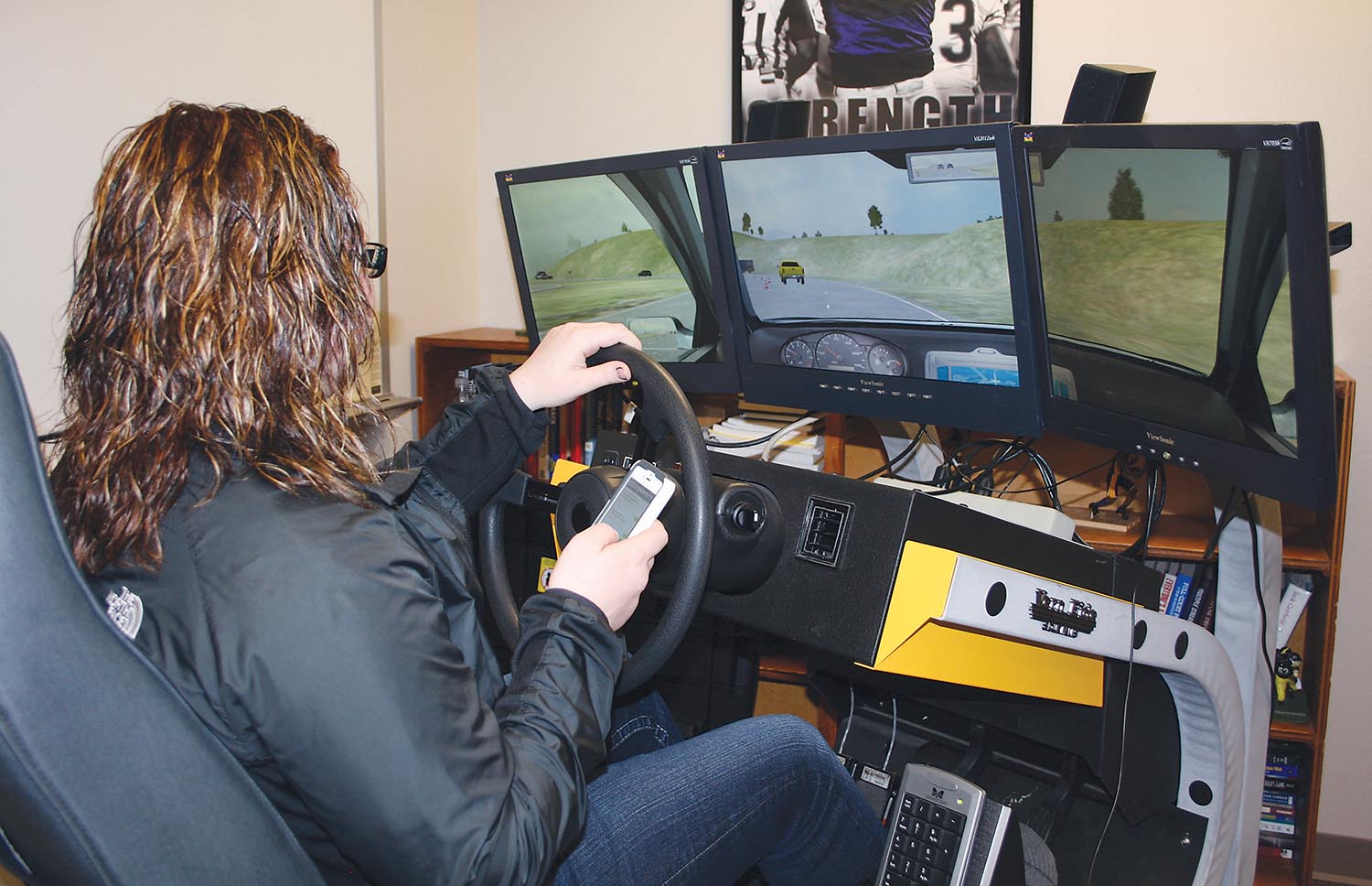 Driving simulator for young drivers